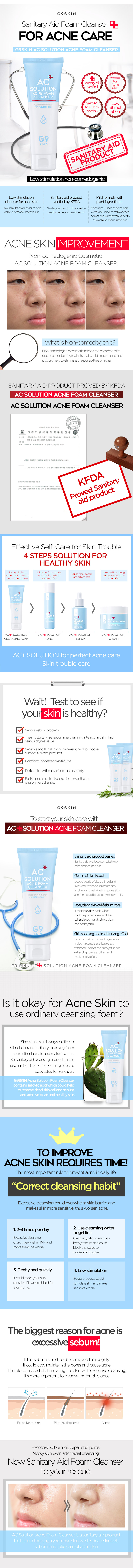 Ac Solution Acne Foam Cleanser